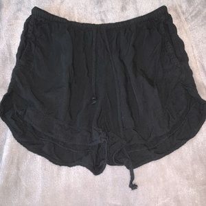 Brandy Melville Black Drawstring Shorts